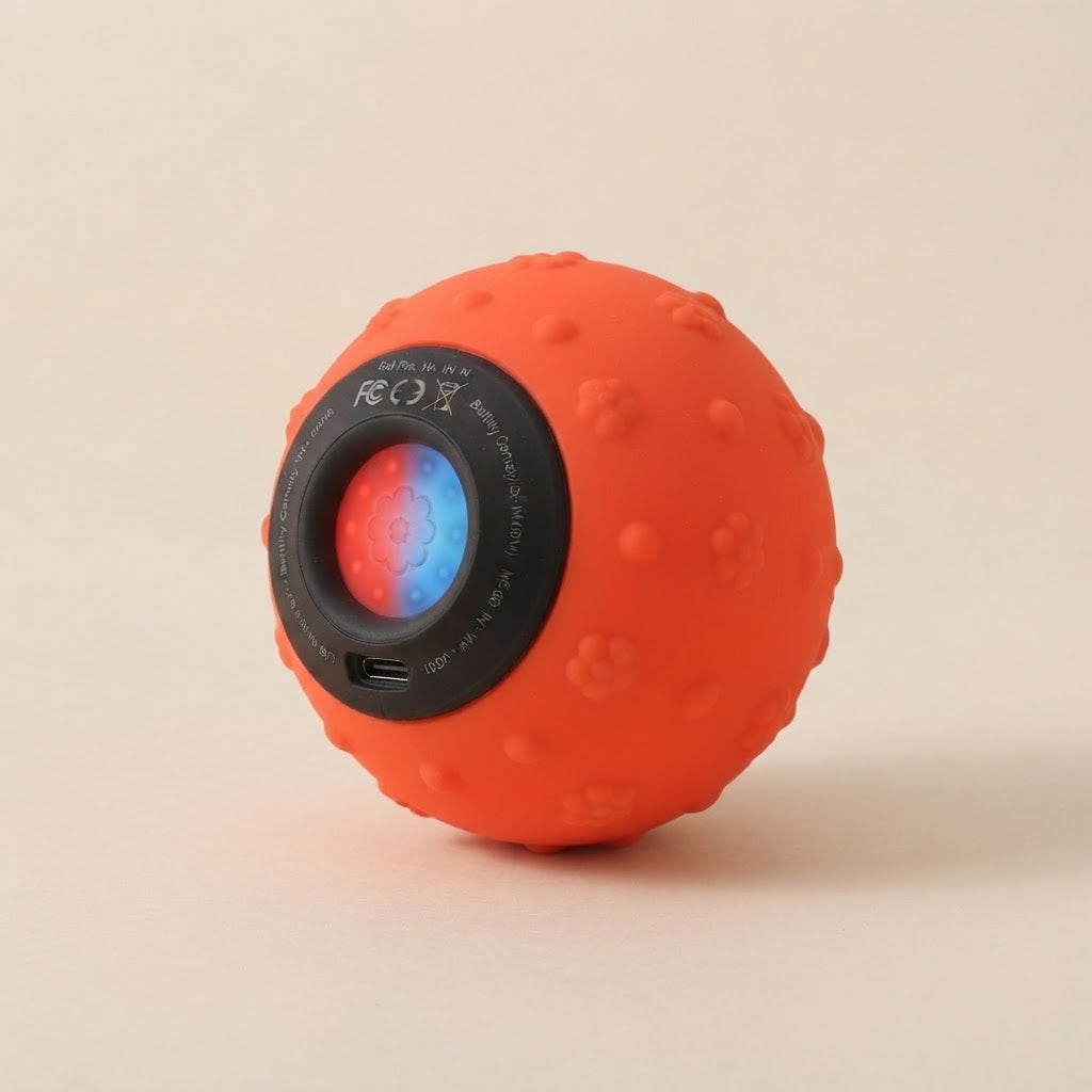 Bola de masaje vibratoria Recuvital R30 · Naranja