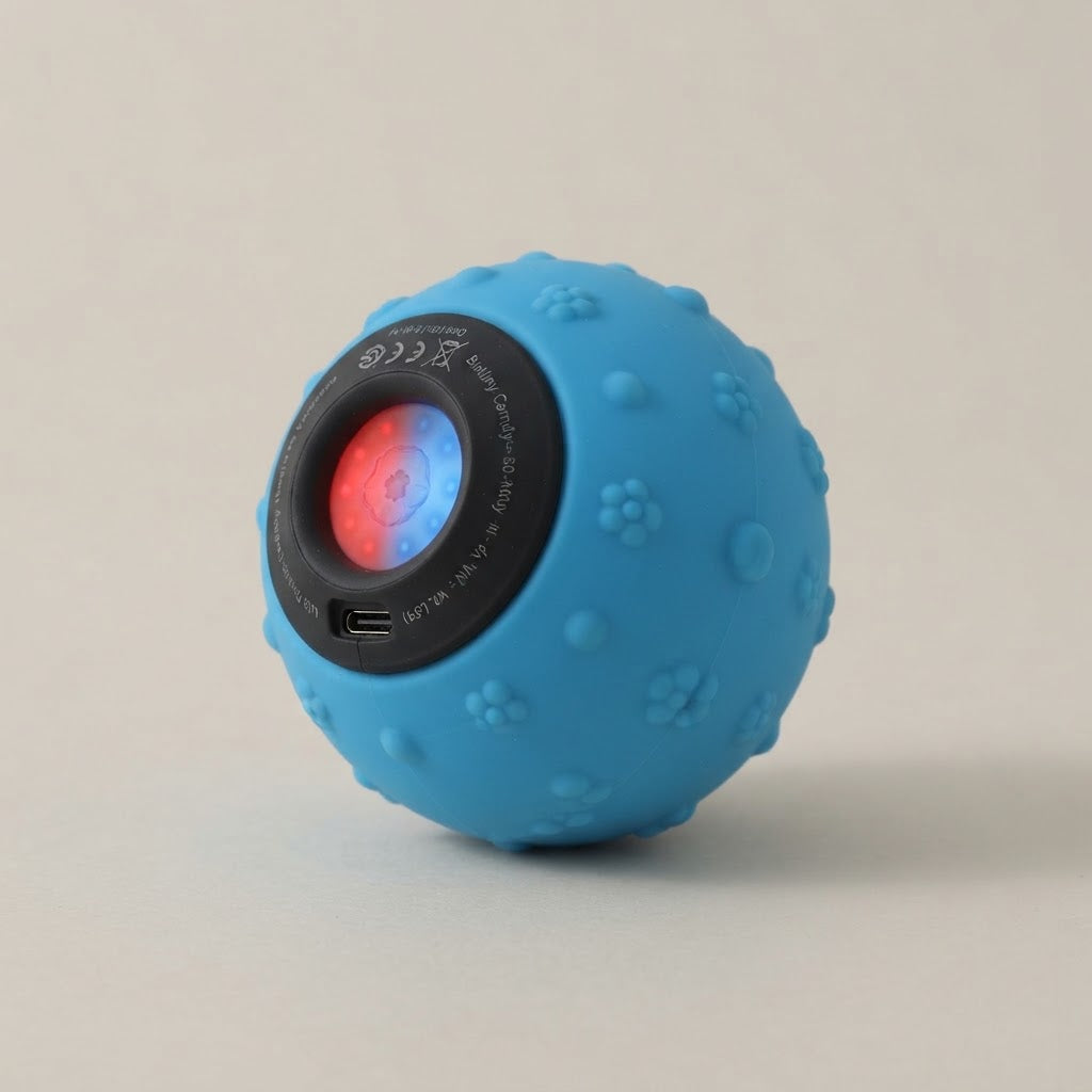 Bola de masaje vibratoria Recuvital R30 · Azul