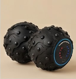 Rodillo cacahuete vibratorio Recuvital R60 · Negro